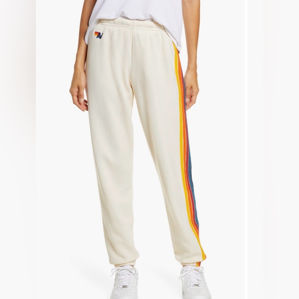 Aviator Nation Stripe Sweatpants Large